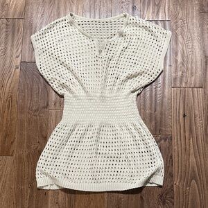 Cupshe Swim Cover Up in Beige Sz S